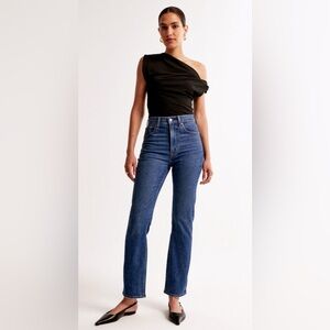 Abercrombie & Fitch High Rise Blue Jeans